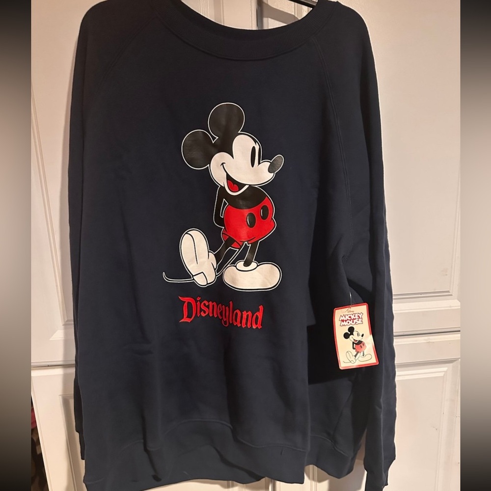 Disneyland Navy Mickey Mouse Sweater - NWT!!